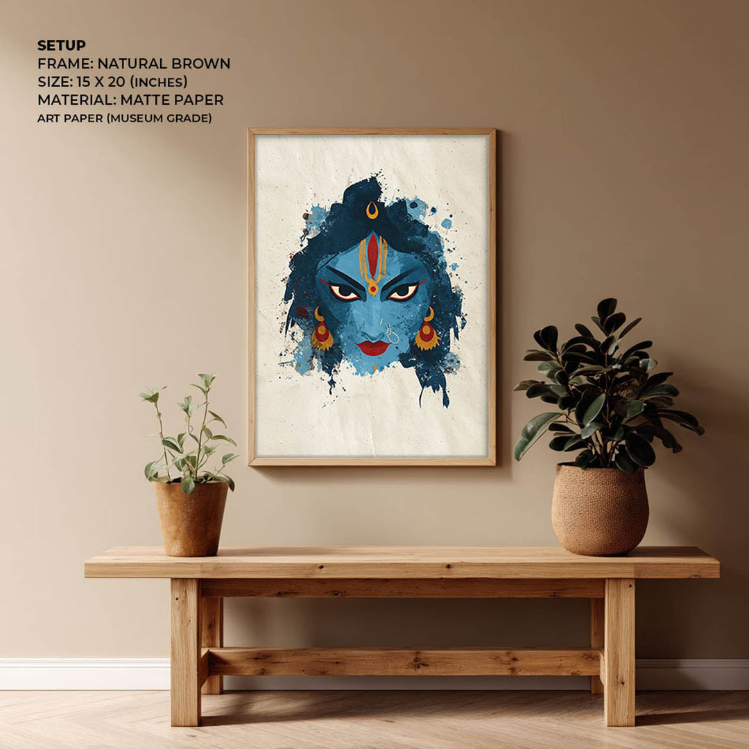 Kali Devi Painting – Fierce Goddess Wall Art
