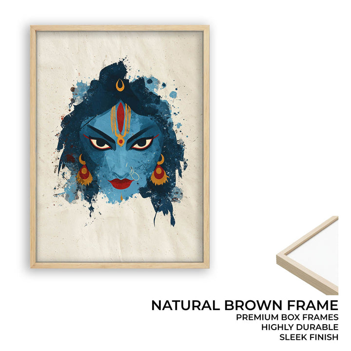 Kali Devi Painting – Fierce Goddess Wall Art