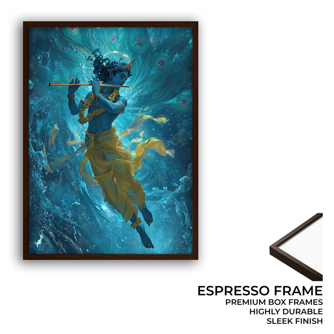 Krishn Painting – Flute Wall Art