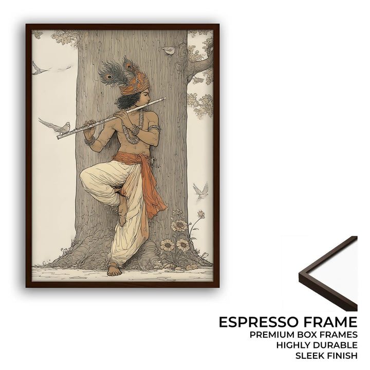 Krishna Flute Vastu Painting – Lord Krishna Wall Art