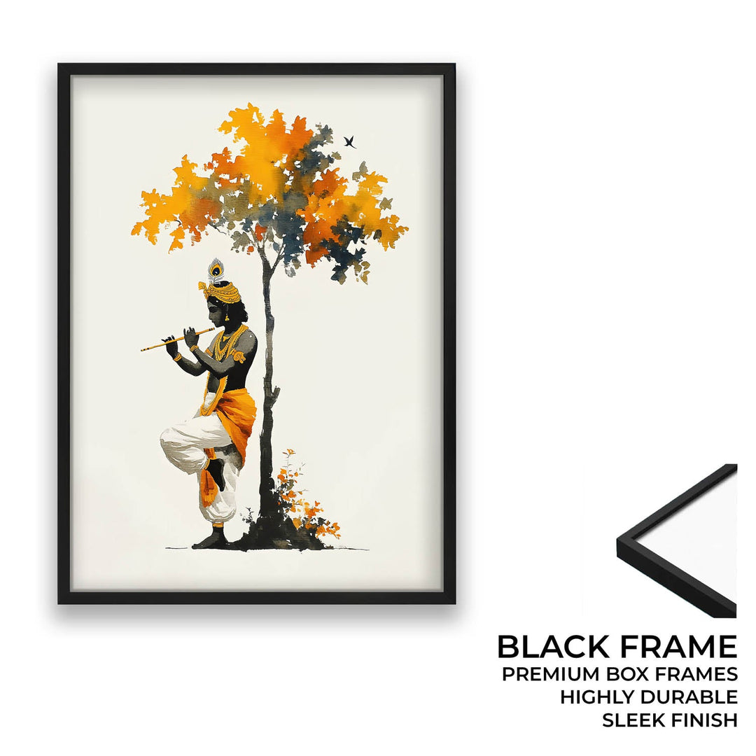 Krishna Under the Tree – Vastu Painting