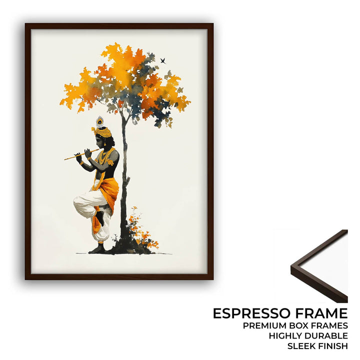 Krishna Under the Tree – Vastu Painting