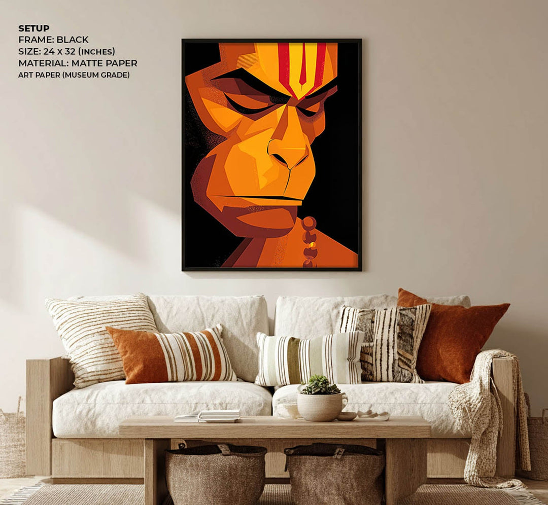 Lord Hanuman – Wall Painting