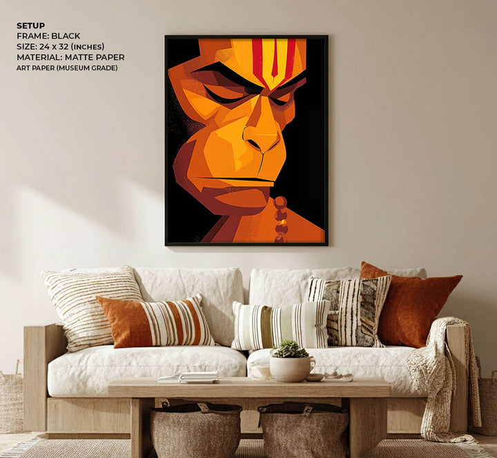 Lord Hanuman – Wall Painting