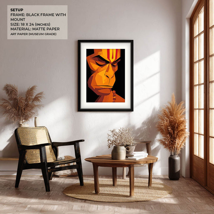 Lord Hanuman – Wall Painting