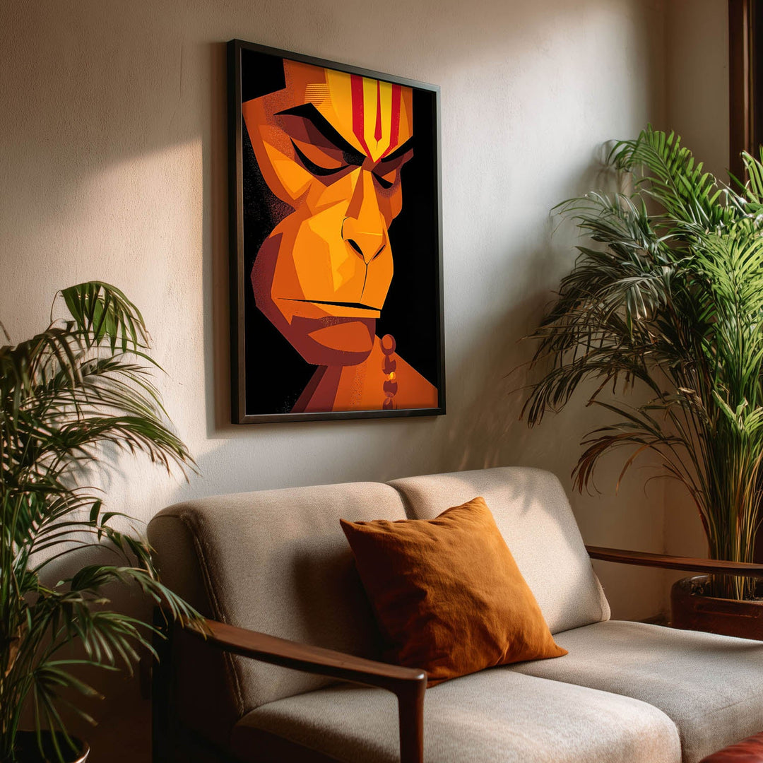 Lord Hanuman – Wall Painting