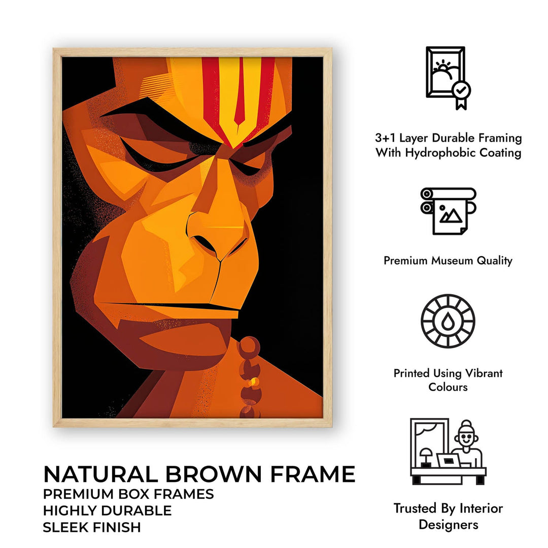 Lord Hanuman – Wall Painting