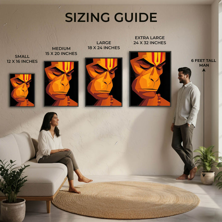 Lord Hanuman – Wall Painting