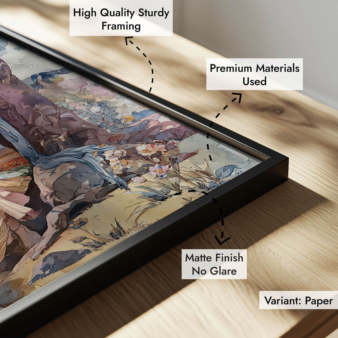 Lord Krishna Flute Painting – Vastu Wall Art