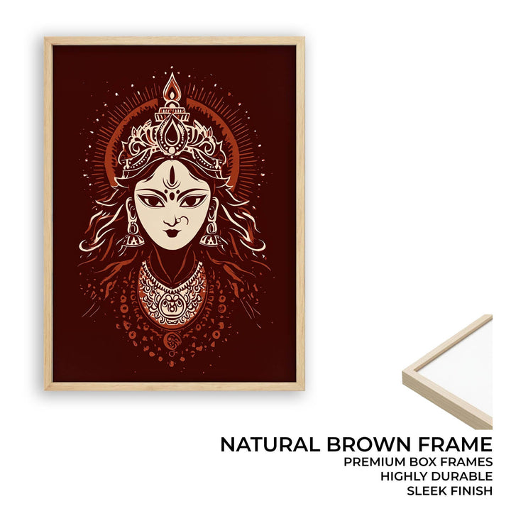 Maa Durga Painting – Divine Shakti Wall Art
