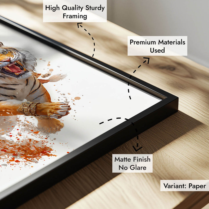 Maa Durga on Tiger - Vastu Painting