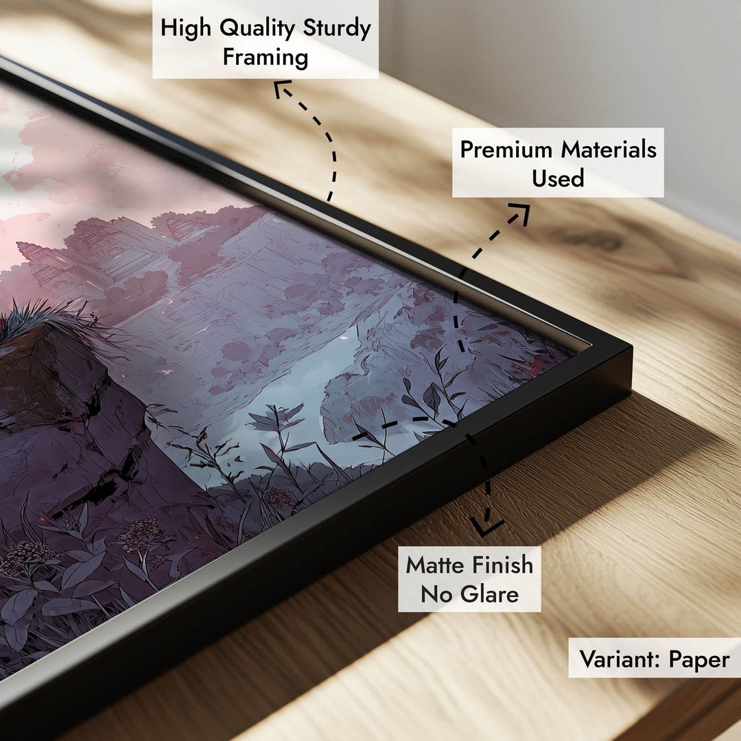 Meditative Hanuman Painting – Bajrangbali Wall Art