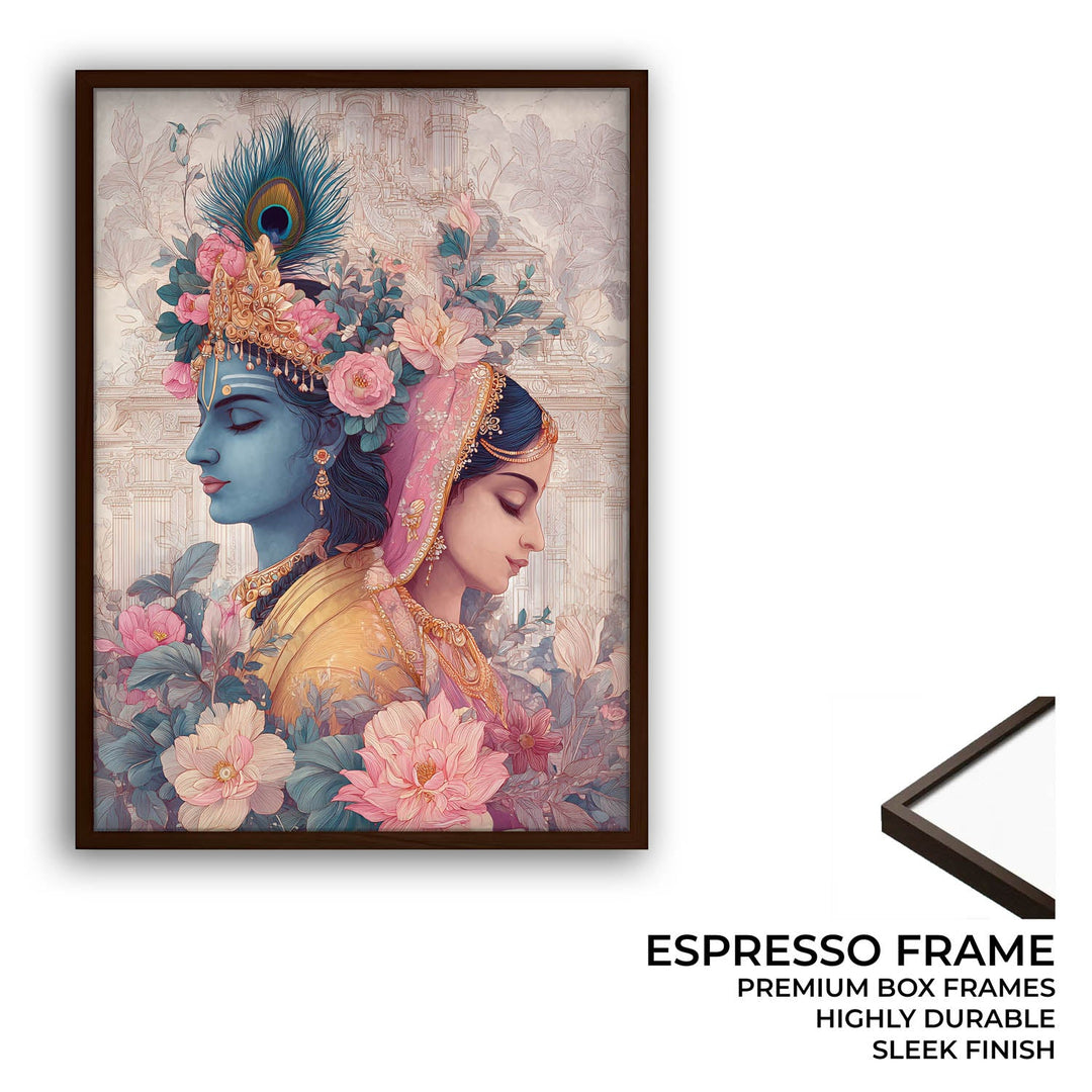 Radha Krishna Divine Painting – Vastu Wall Art