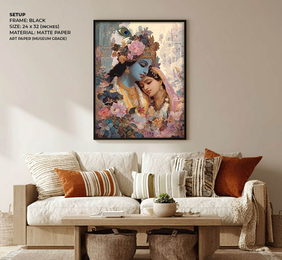 Radha Krishna Painting – Vastu Wall Art for Home
