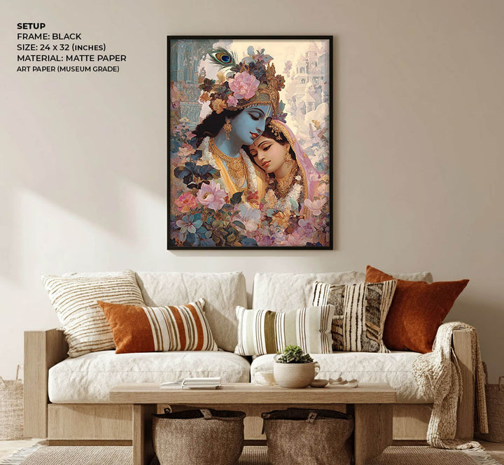 Radha Krishna Painting – Vastu Wall Art for Home