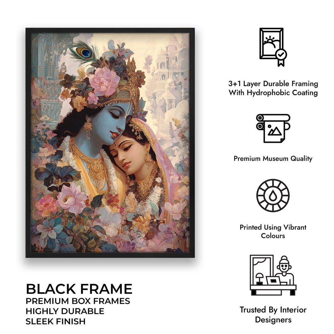 Radha Krishna Painting – Vastu Wall Art for Home