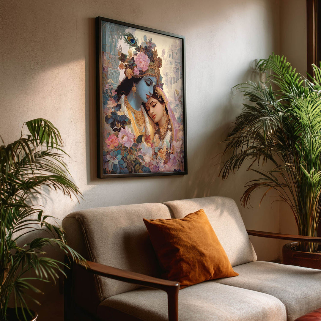 Radha Krishna Painting – Vastu Wall Art for Home