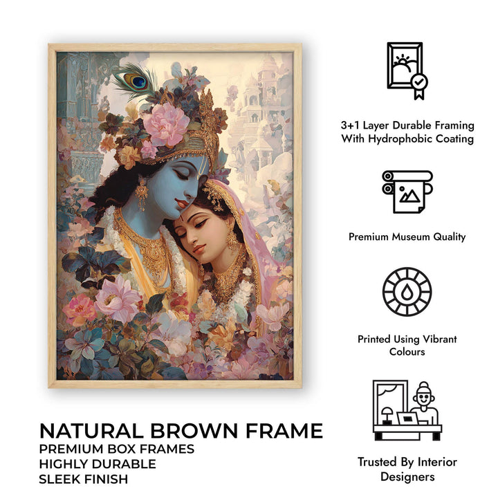 Radha Krishna Painting – Vastu Wall Art for Home