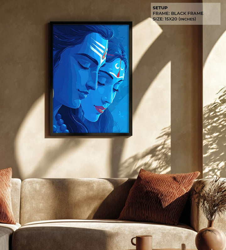Shiva Parvati – Vastu Painting