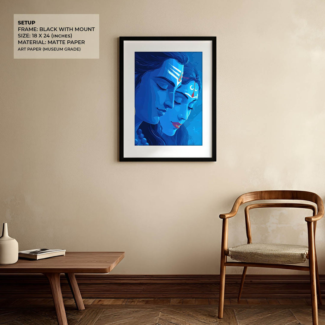 Shiva Parvati – Vastu Painting