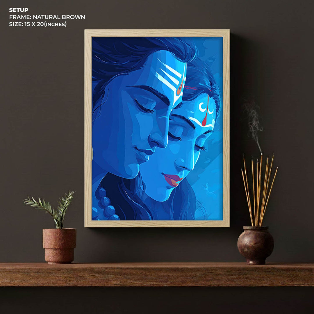 Shiva Parvati – Vastu Painting