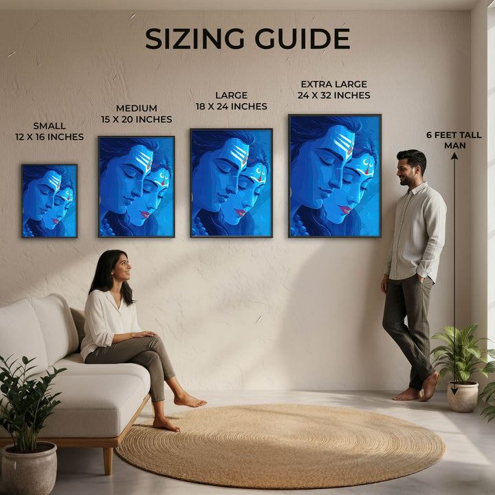 Shiva Parvati – Vastu Painting