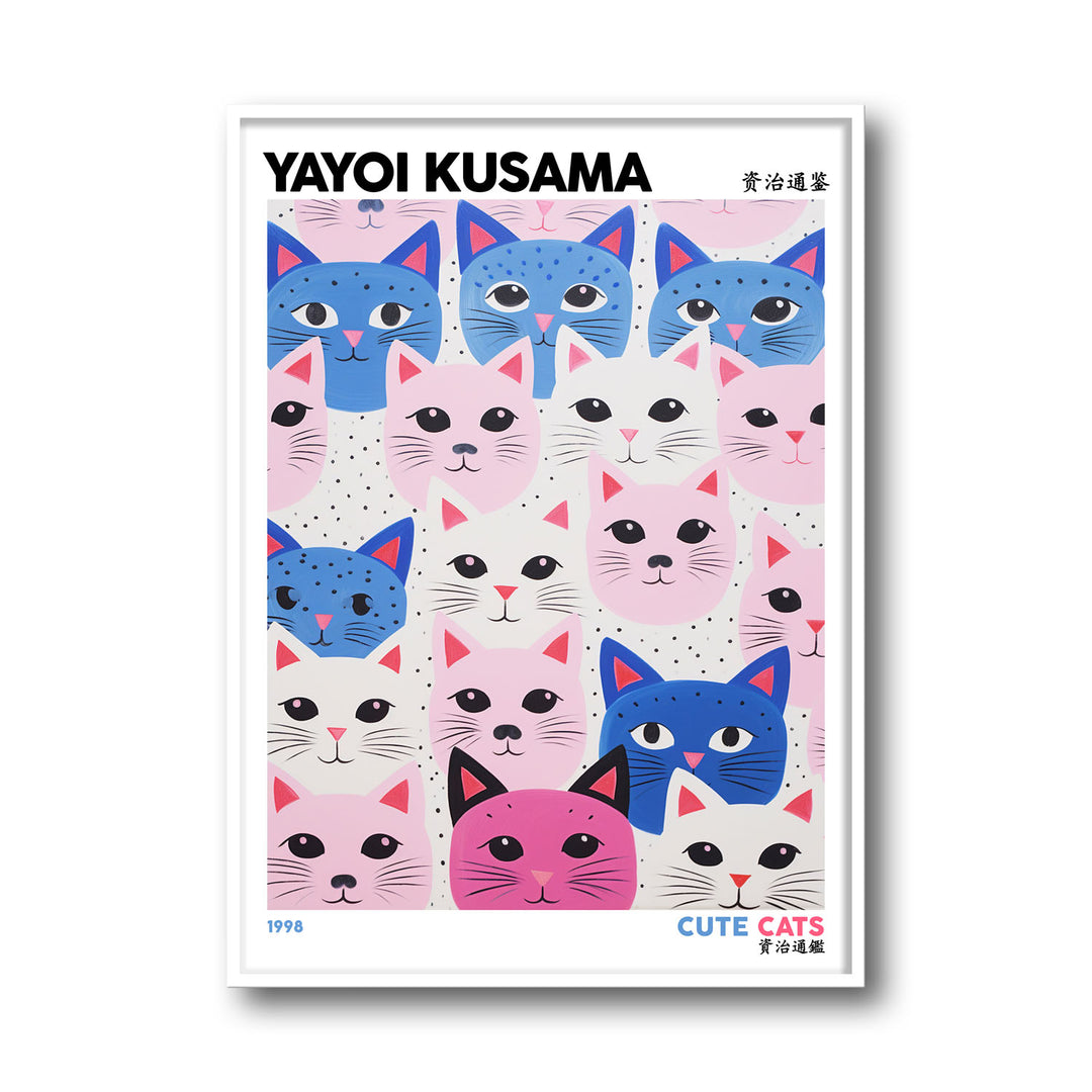cute-cats-yayoi-kusama