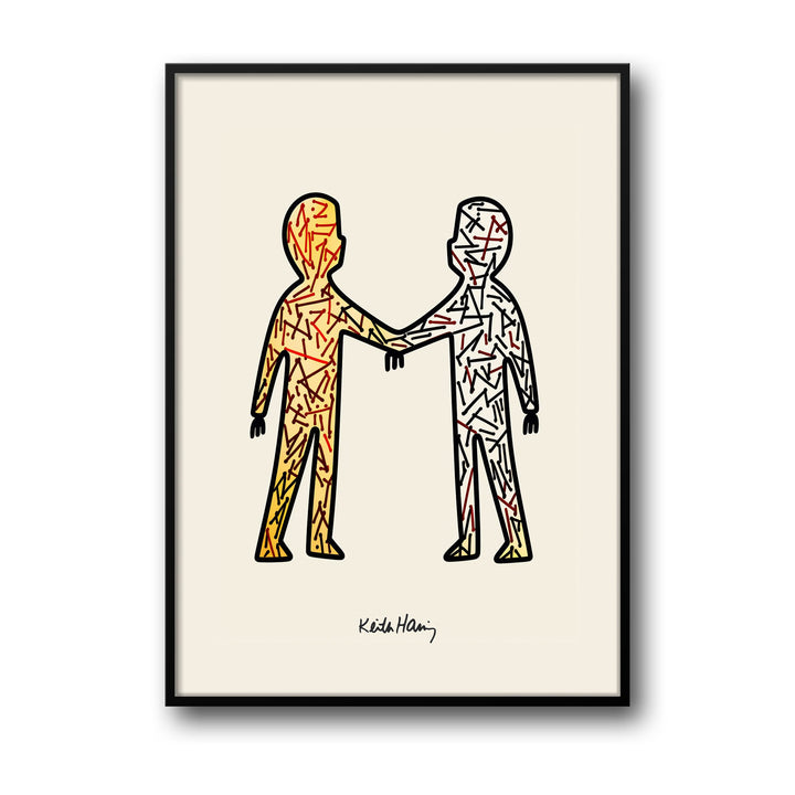 the-handshake-keith-haring