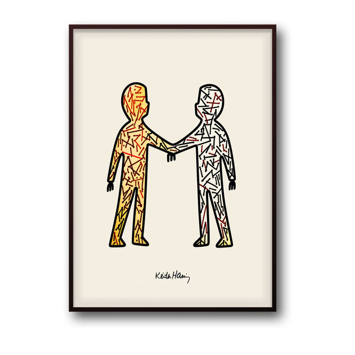 the-handshake-keith-haring