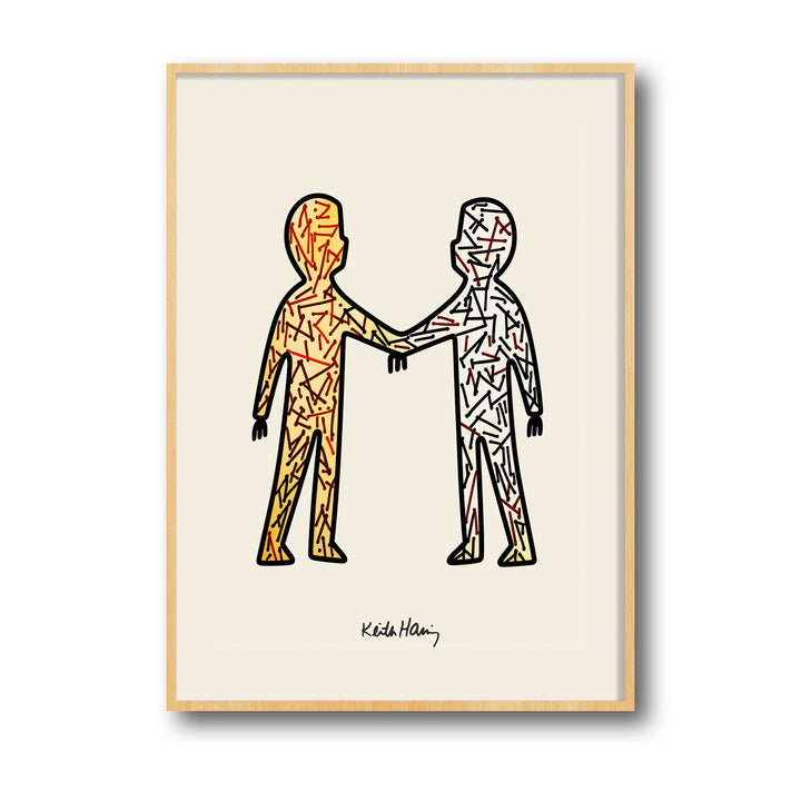 the-handshake-keith-haring