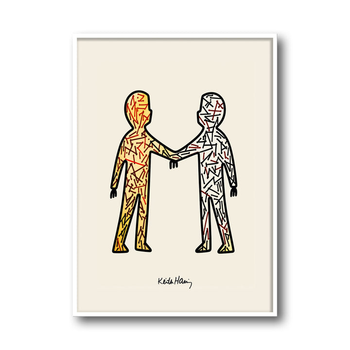 the-handshake-keith-haring