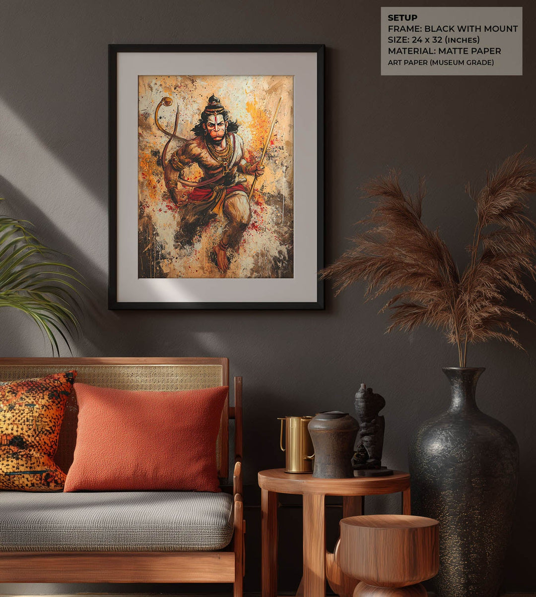 Bajrangbali Painting - Vastu Wall Art