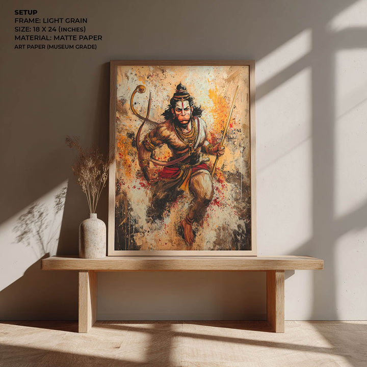 Bajrangbali Painting - Vastu Wall Art
