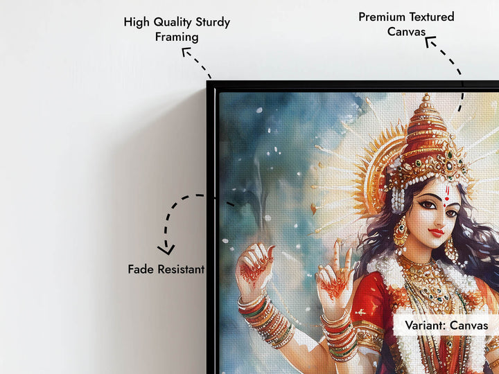 Durga Maa on Lion - Vastu Painting