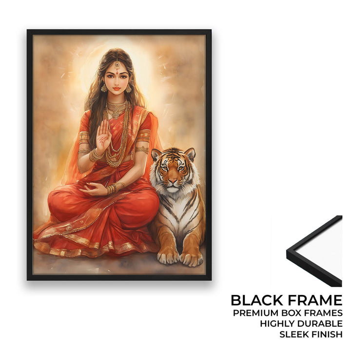 Goddess Durga Blessing - Vastu Painting