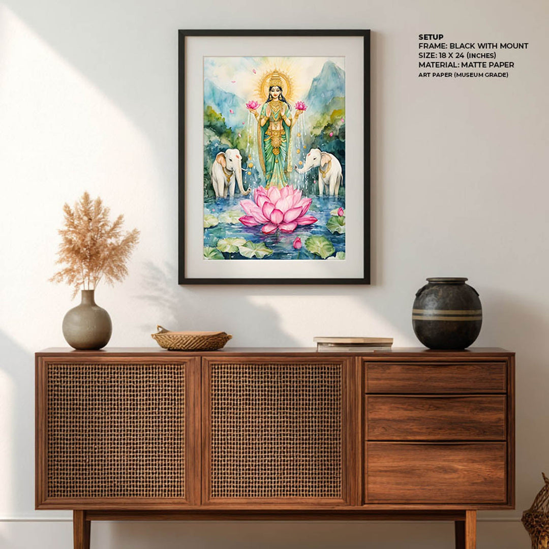 Goddess Gaj Lakshmi - Vastu Painting