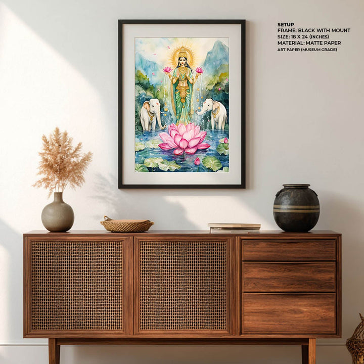 Goddess Gaj Lakshmi - Vastu Painting