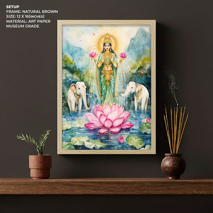 Goddess Gaj Lakshmi - Vastu Painting