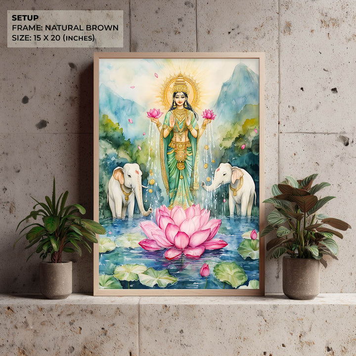 Goddess Gaj Lakshmi - Vastu Painting