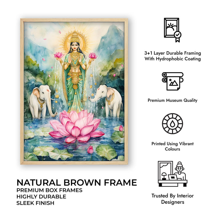 Goddess Gaj Lakshmi - Vastu Painting