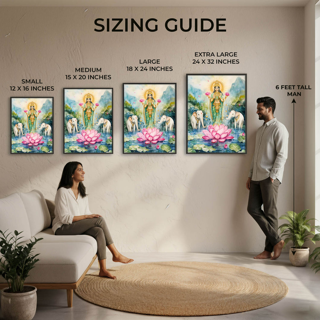 Goddess Gaj Lakshmi - Vastu Painting