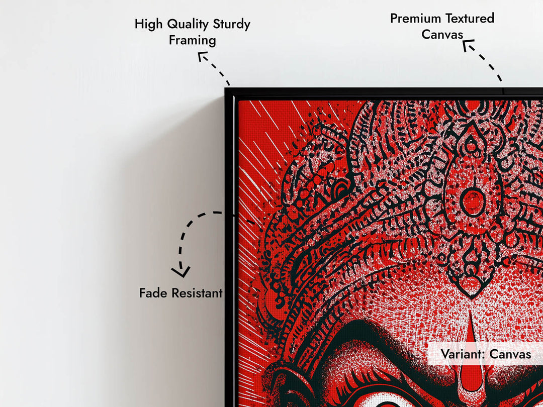 Goddess Kali Angry - Vastu Painting