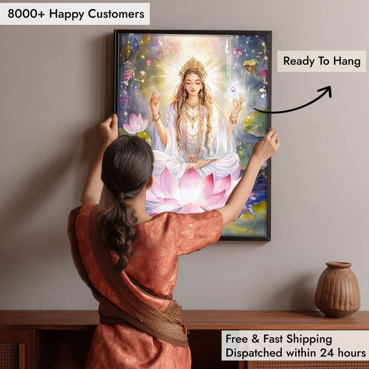 Goddess Lakshmi  - Vastu Painting
