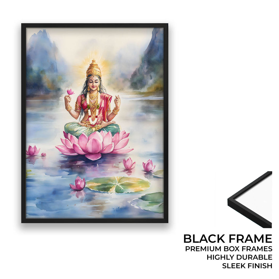 Goddess Lakshmi in Lake - Vastu Painting
