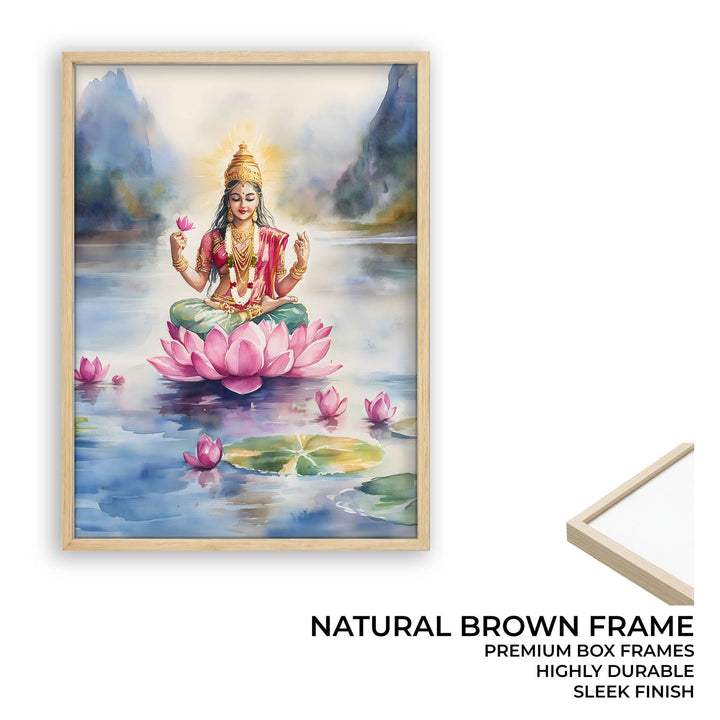 Goddess Lakshmi in Lake - Vastu Painting