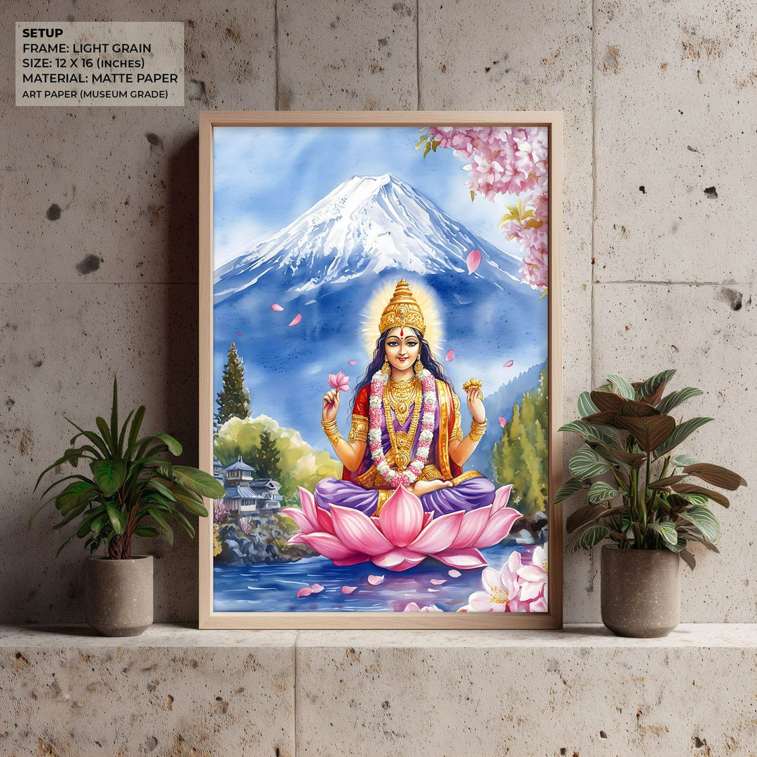 Goddess Laxmi Blessing - Vastu Painting