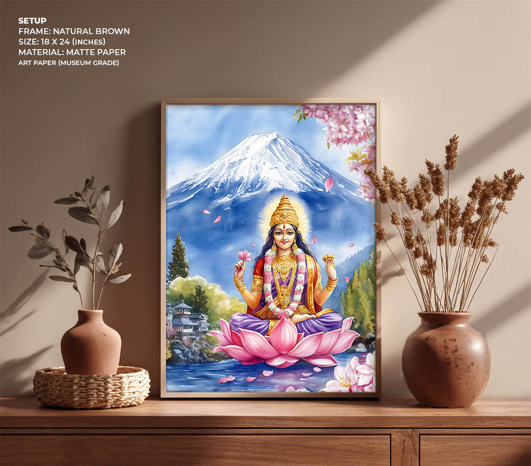 Goddess Laxmi Blessing - Vastu Painting