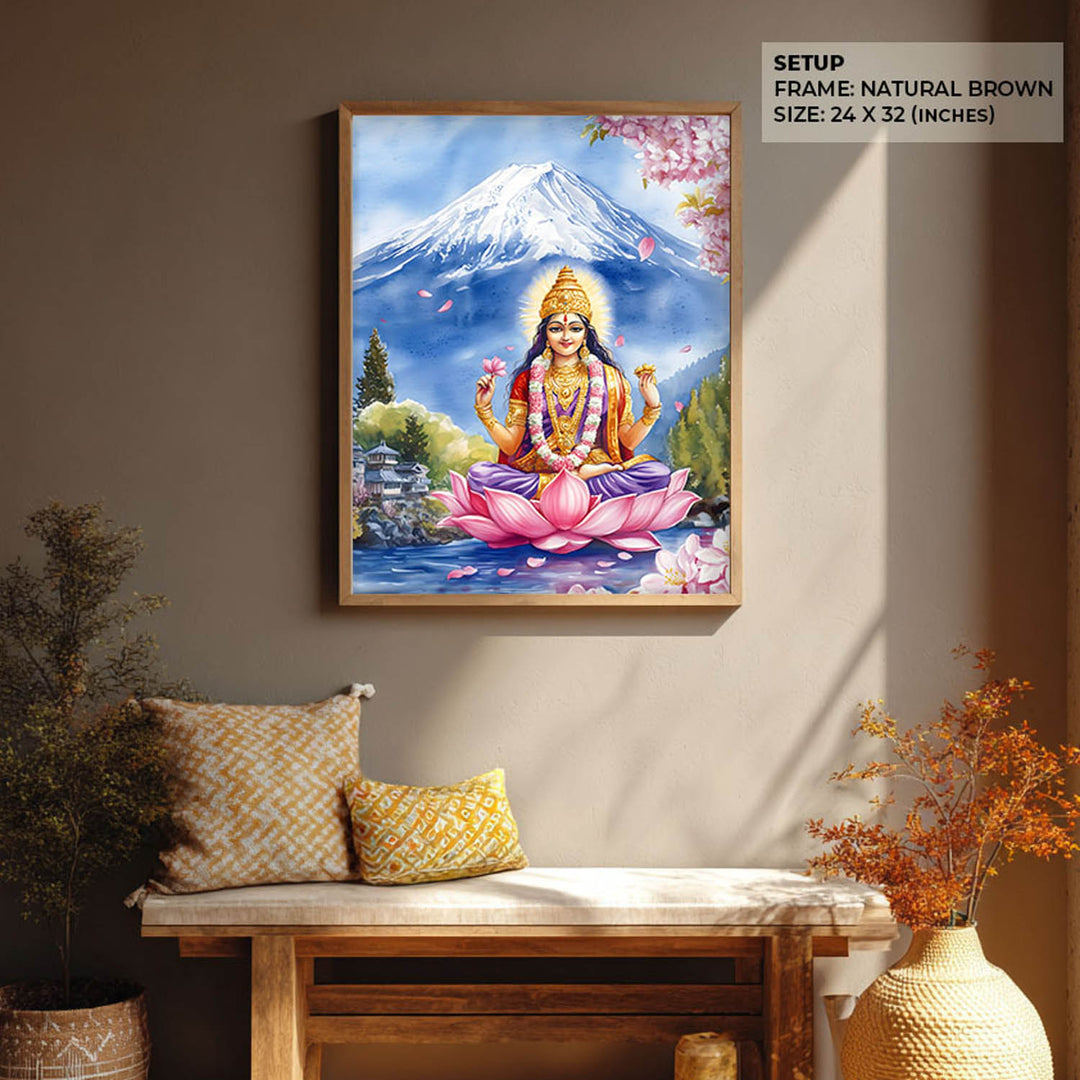 Goddess Laxmi Blessing - Vastu Painting