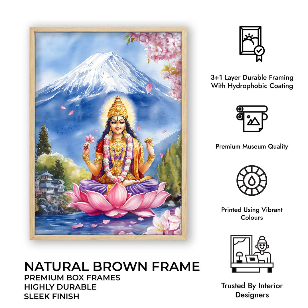 Goddess Laxmi Blessing - Vastu Painting