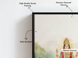 On wall
